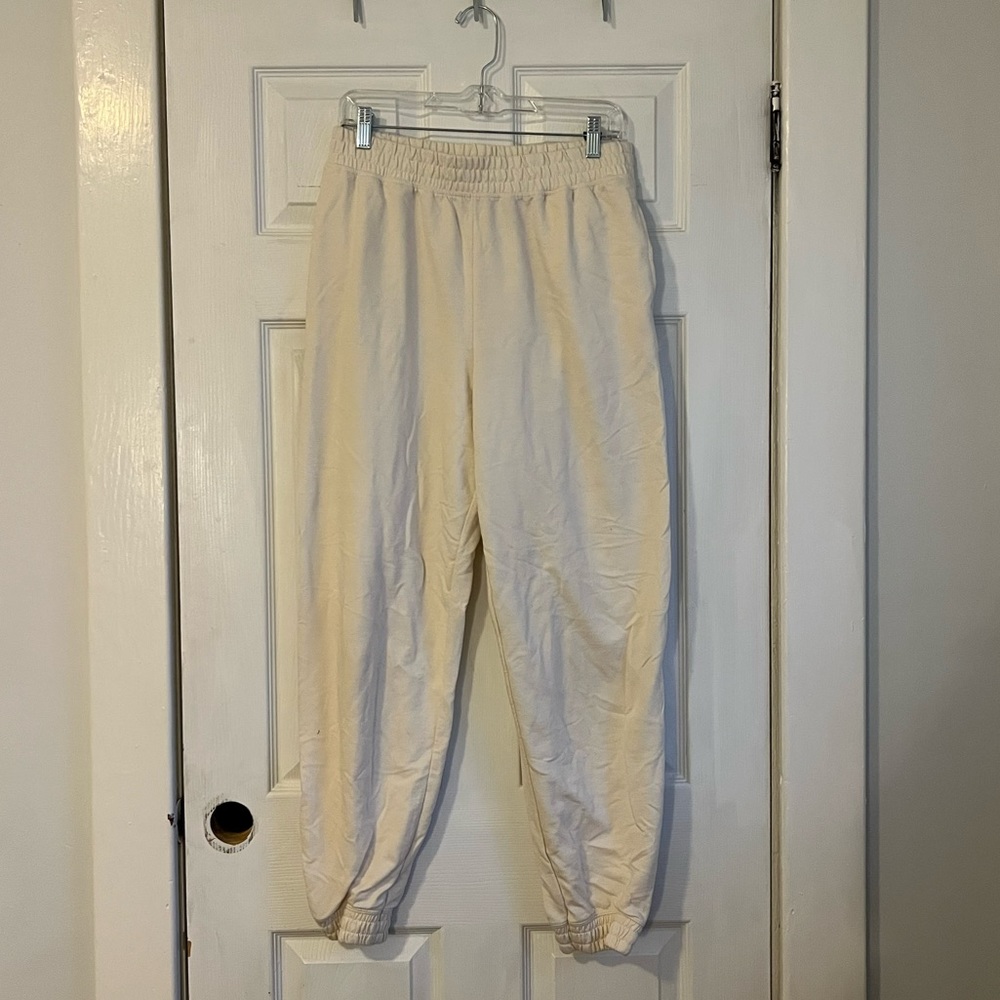Cream joggers